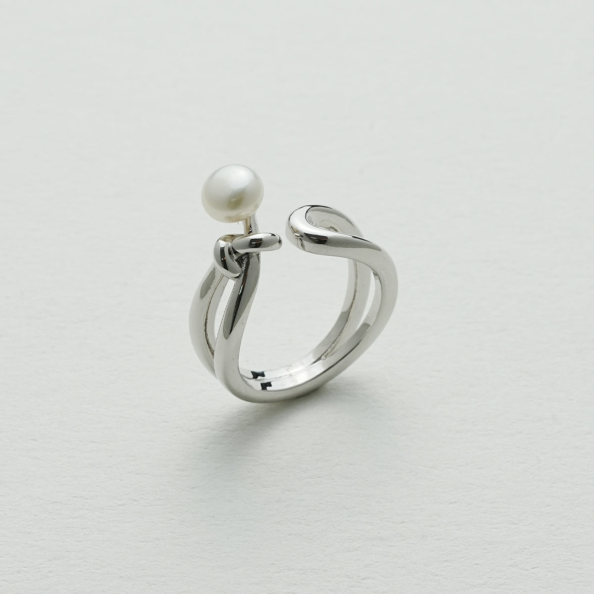 パールダブルオープンリング