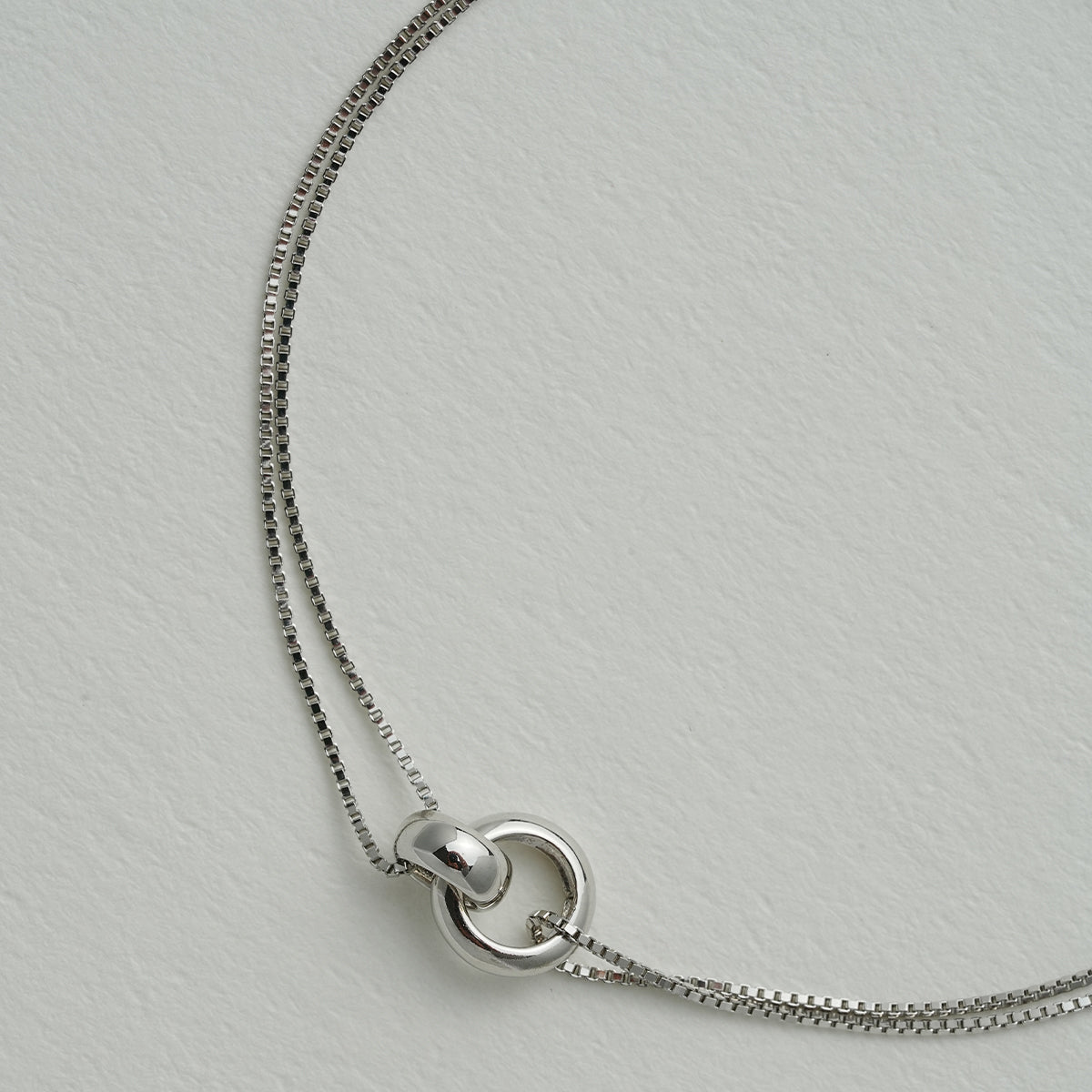 SV925シンプルリングブレスレット