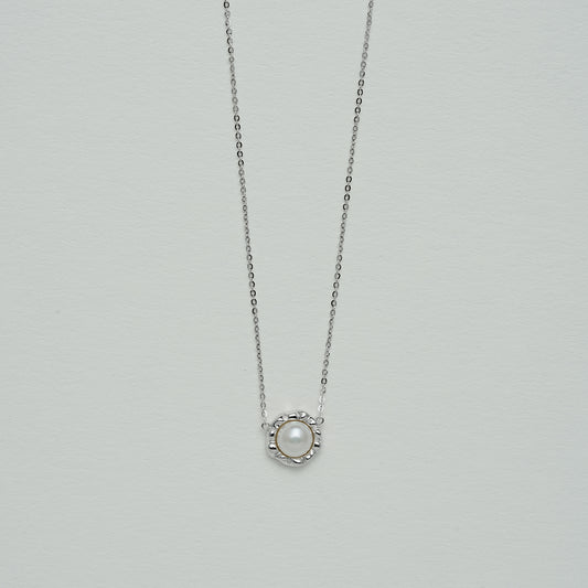 925シルバー淡水パールネックレス」