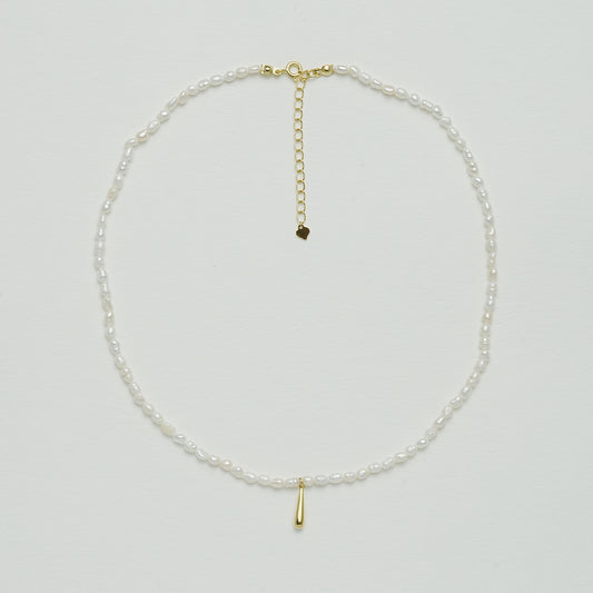 925シルバー淡水パールネックレス」