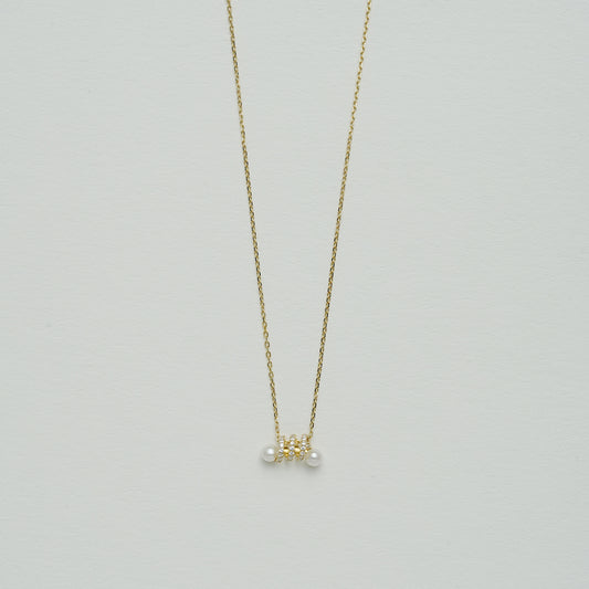 925シルバー淡水パールネックレス」