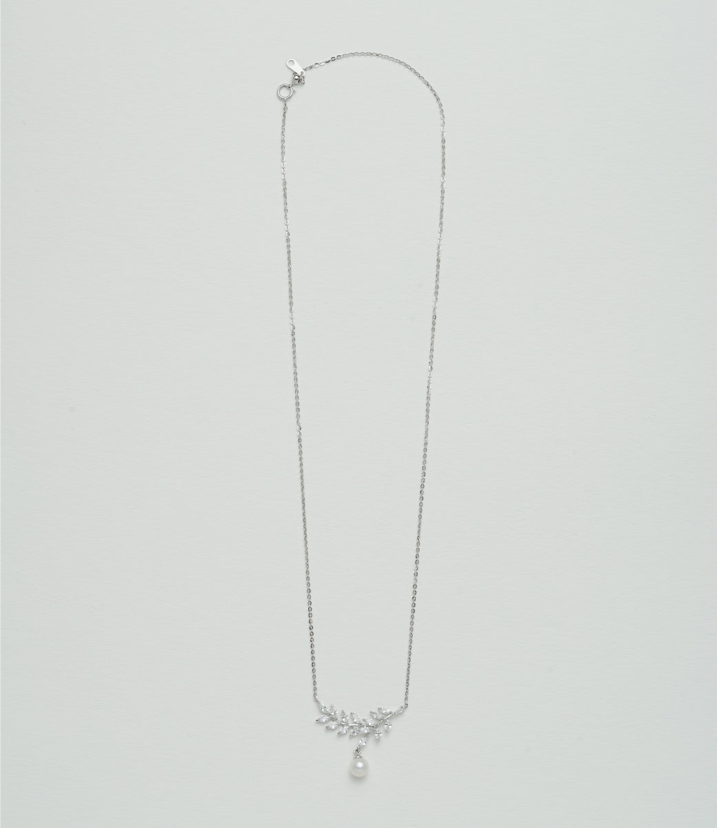 925シルバー淡水パールネックレス」