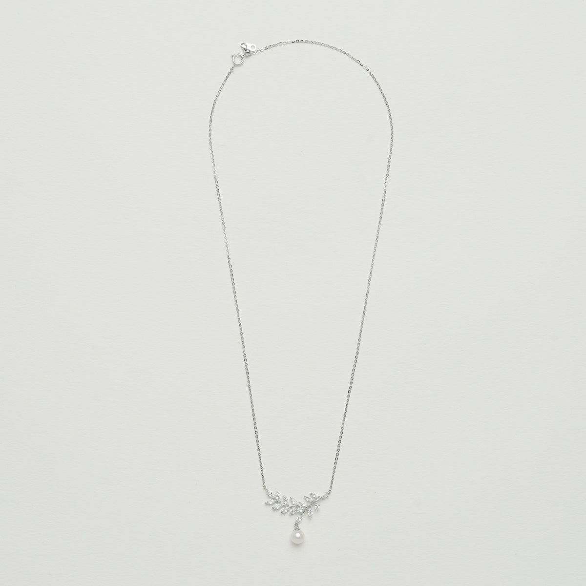 925シルバー淡水パールネックレス」