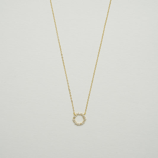 925銀丸環ネックレス