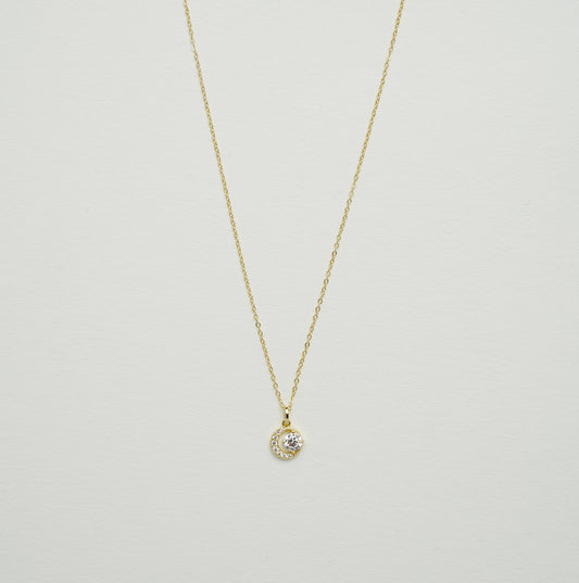 925シルバー三日月ネックレス