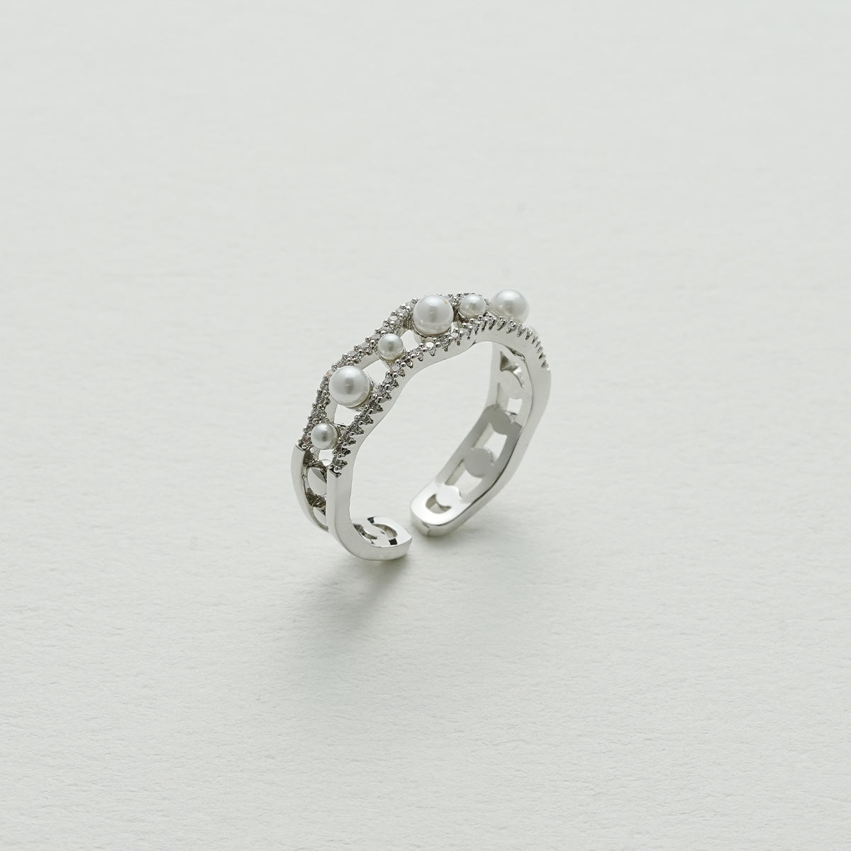 パールオープンリング