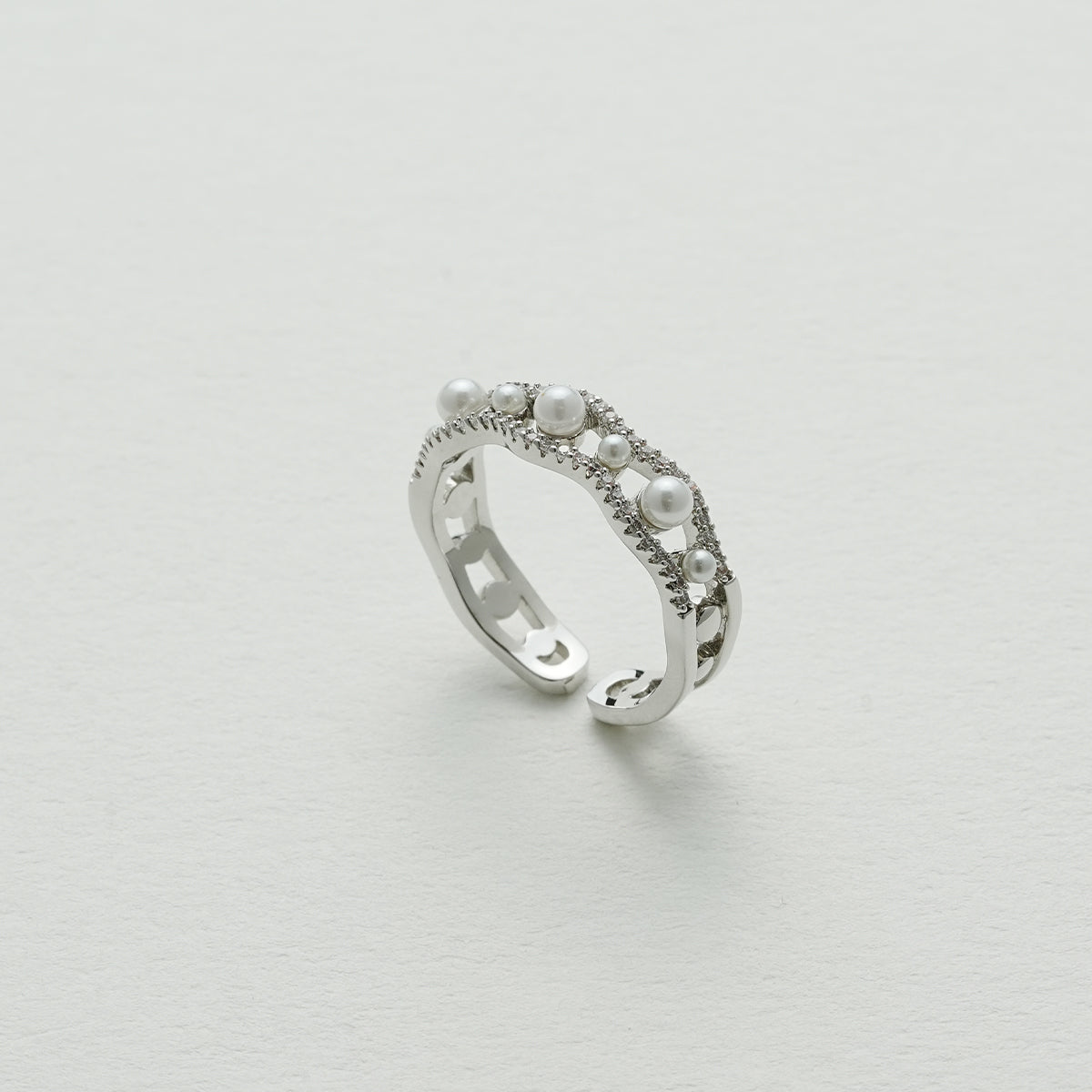 パールオープンリング