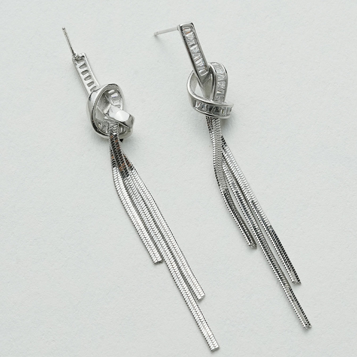 ラグジュアリー風フリンジイヤリング