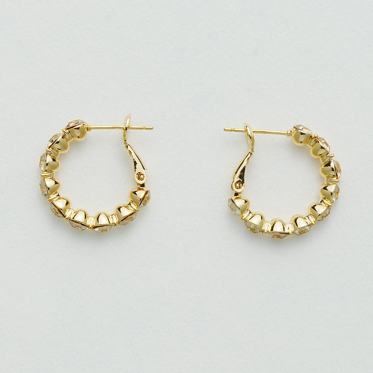 クリスタルダイヤモンドイヤリング