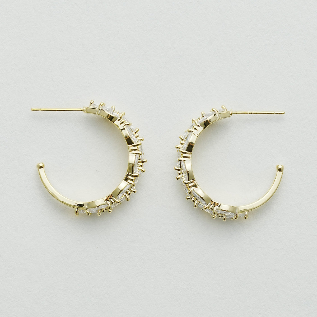 クリスタルダイヤモンドイヤリング