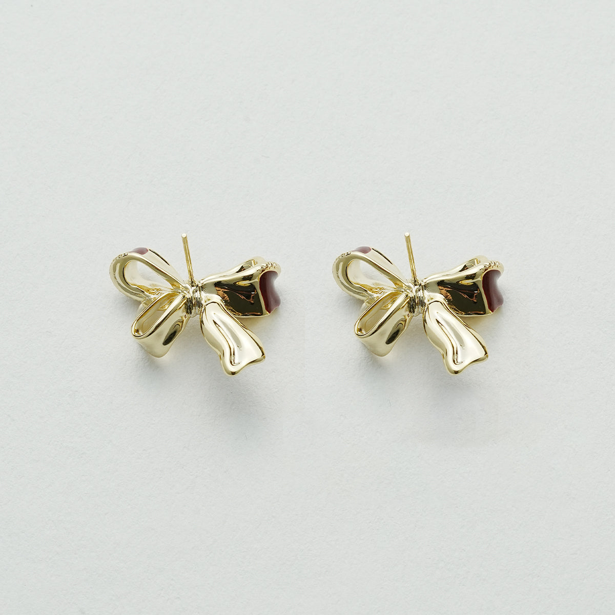 リボンイヤリング