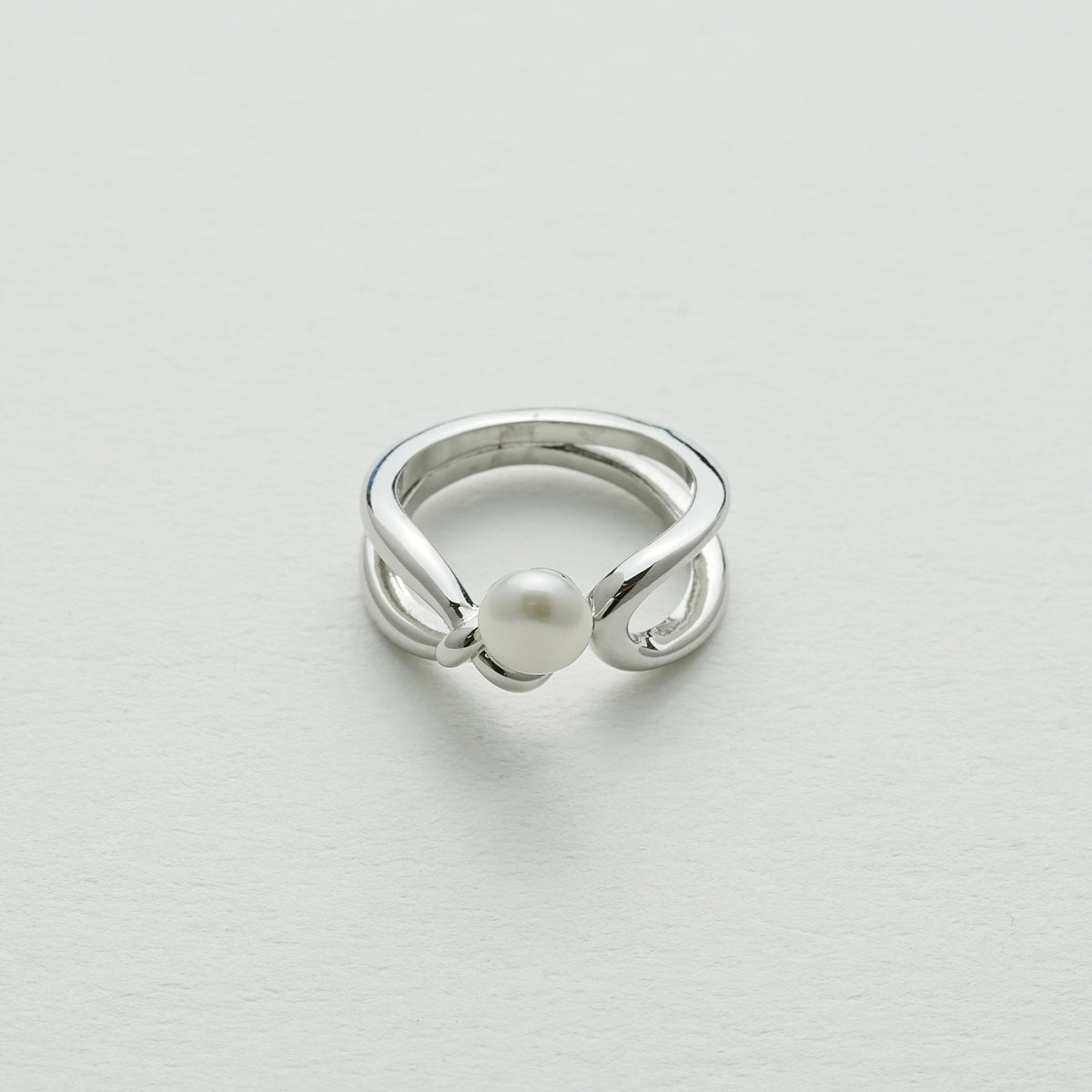 パールダブルオープンリング